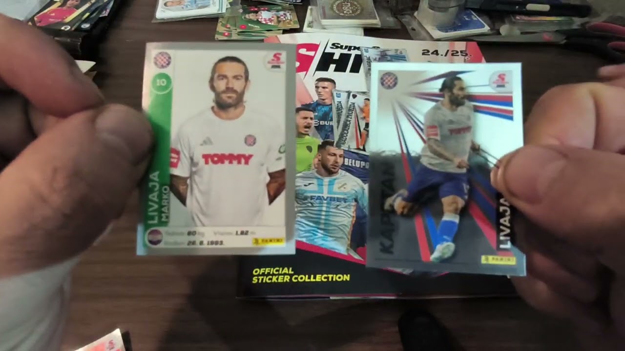 hnl novi album i slicice sezona 24/25,prestavljanje albuma i otvaranje paketica,tko ce bit prvak?