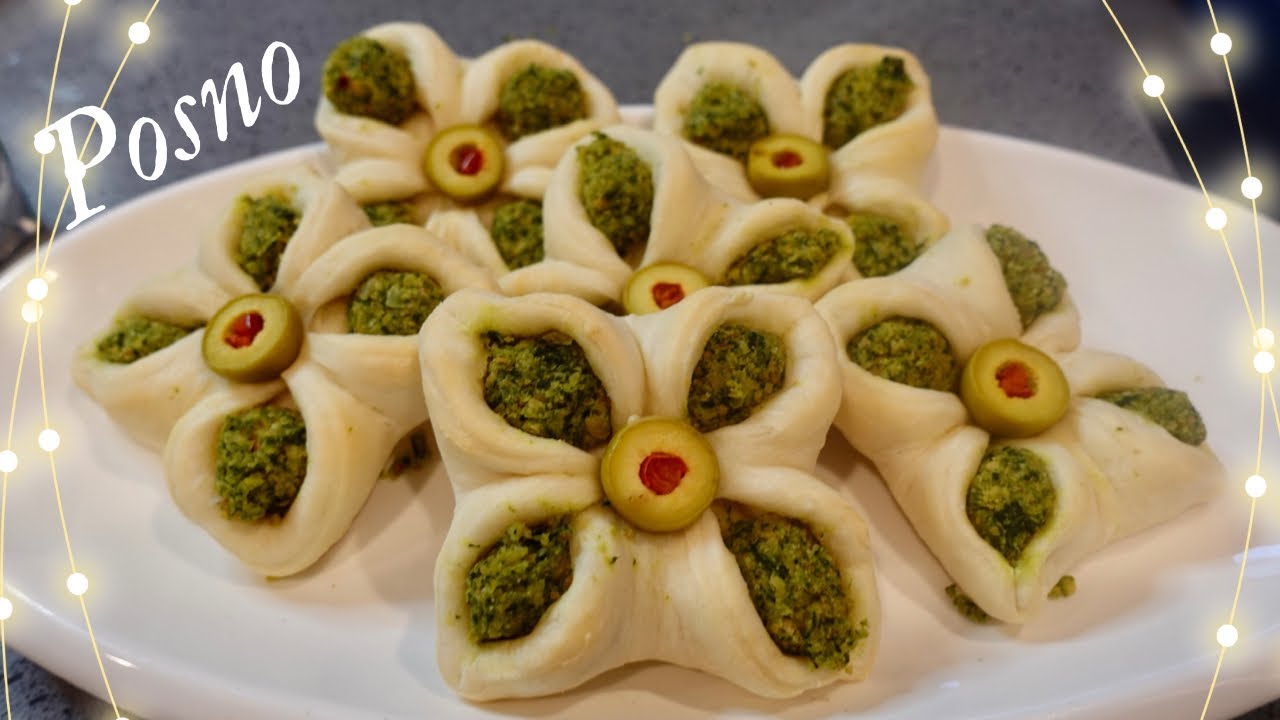 POSNI CVJETIĆI,  OVO PECIVO ĆE ZASIGURNO UKRASITI VAŠE SLAVSKE STOLOVE