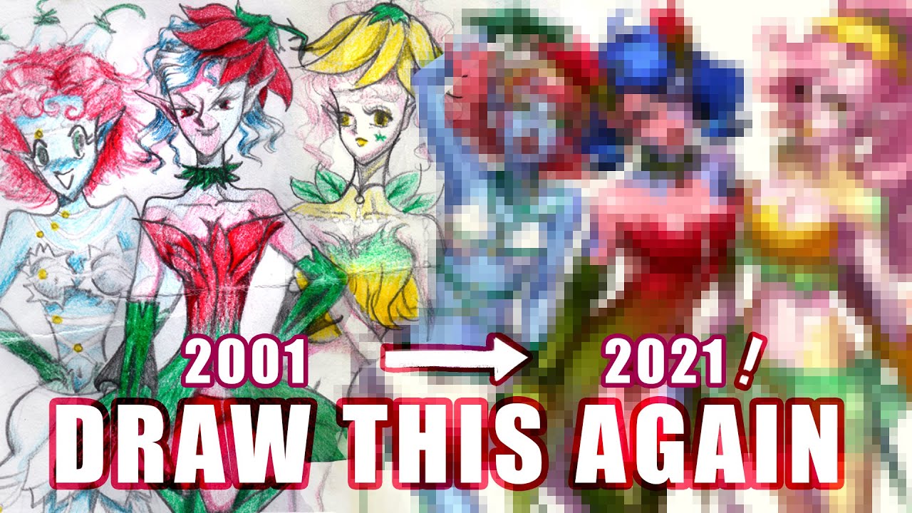 DRAW THIS AGAIN 20 years later!  //  Made up Sailor Moon Villains ★
