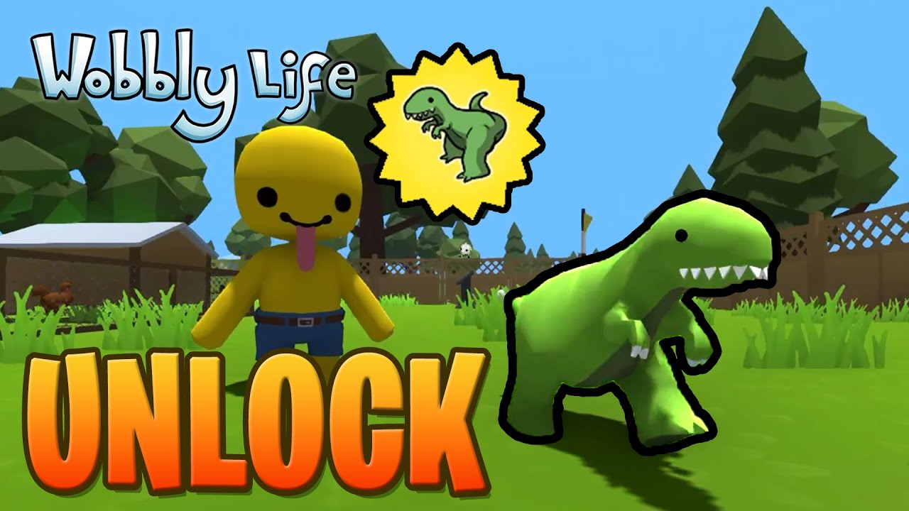 UNLOCK DINO PET and Dinosaurs Set | Wobbly Life 0.94