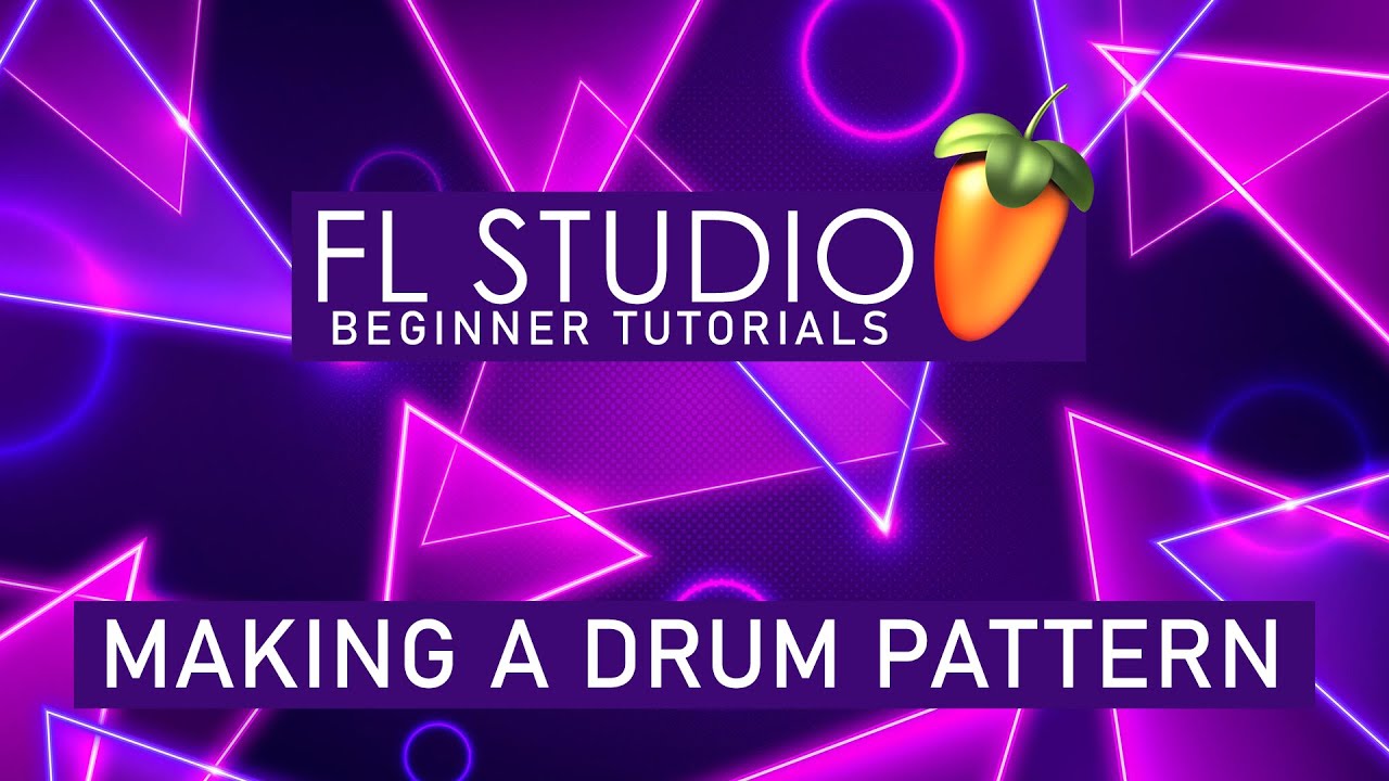 FL Studio Beginner Tutorial | Making A Drum Pattern | Step Sequencer