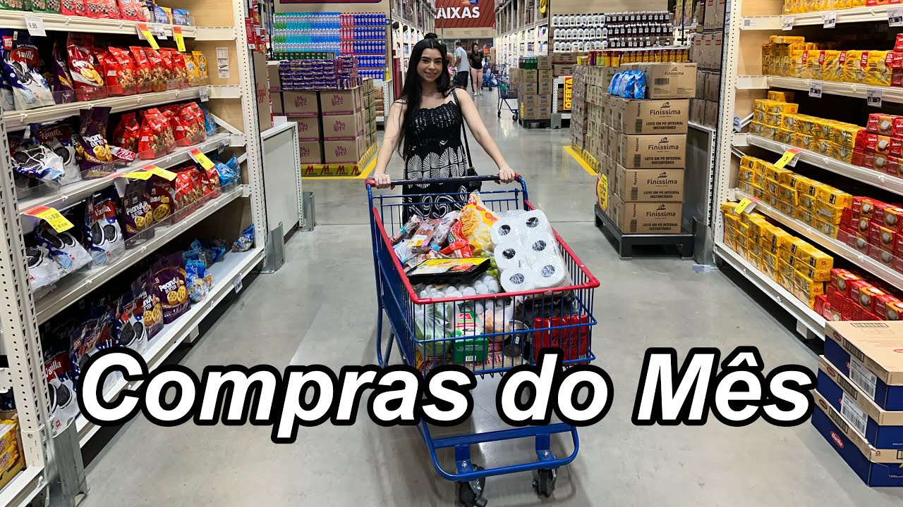 COMPRAS do MÊS no MAX ATACADISTA- EU ESTAVA SEM NADA de COMPRAS em CASA