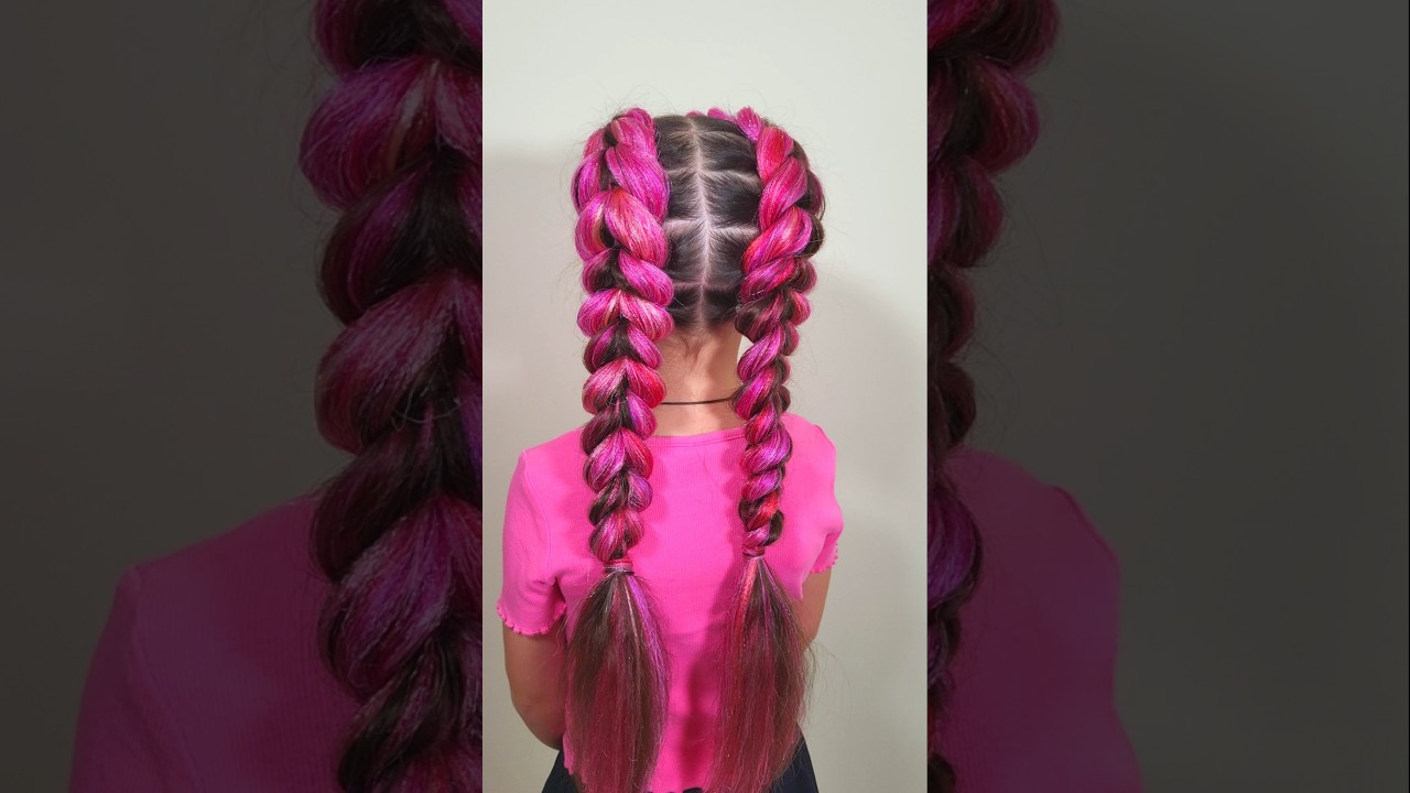 How to Make 2 Dragon Braids with Synthetic Hair #dragonbraids
