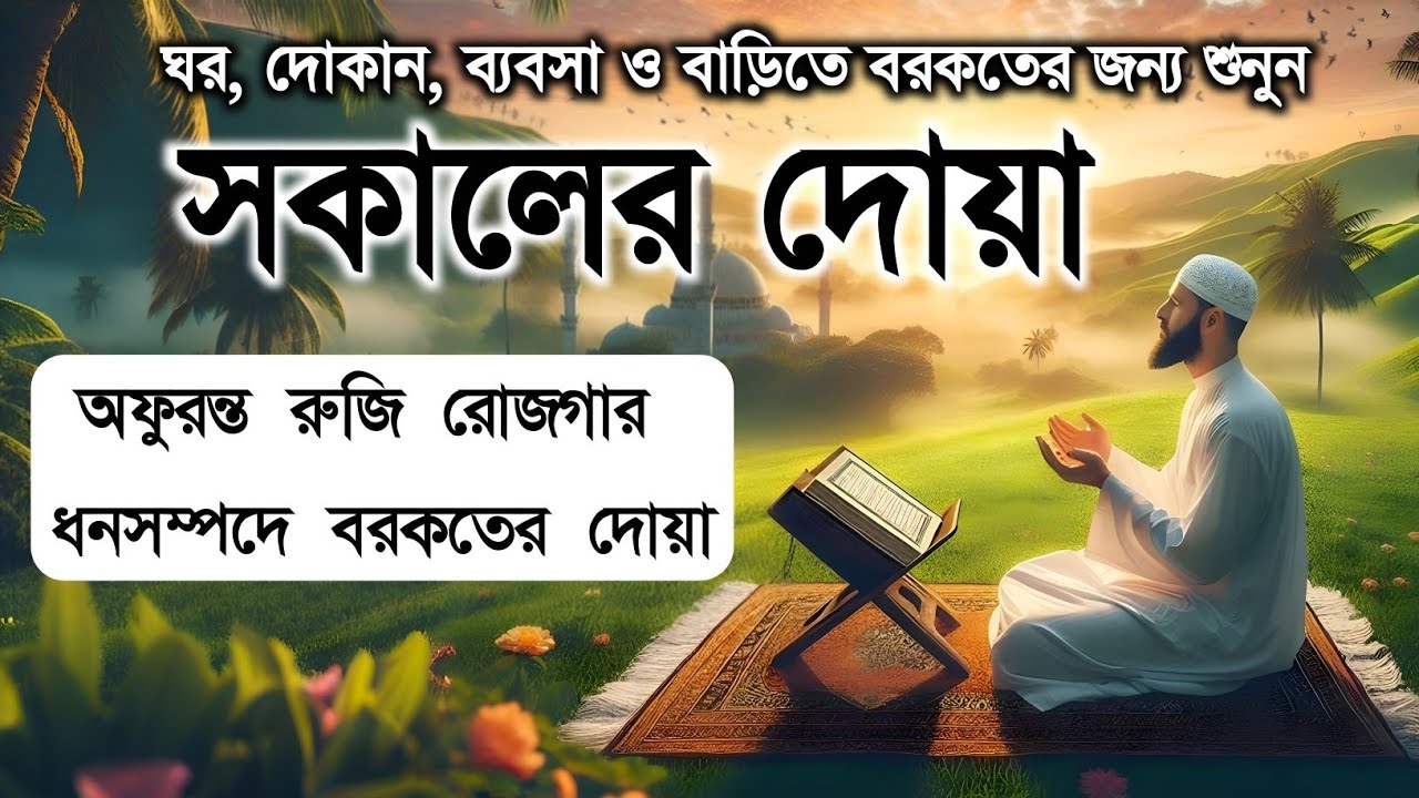 সকালটা শুরু হোক হৃদয় শীতল করা বরকতময় আয়াত দিয়ে। সকালের দোয়া ও জিকির। Morning Dua Full by Alaa Aqel