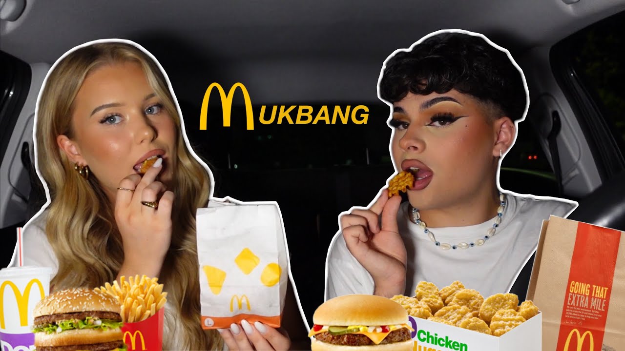 MC DONALDS (Night) MUKBANG 🍟🍔 ft. Tamino (funny AF): wer würde eher...? random & Deeptalk