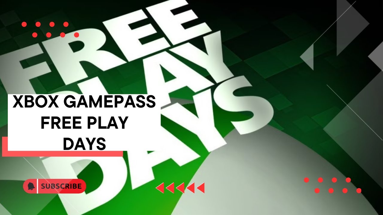 Xbox Free Play Days