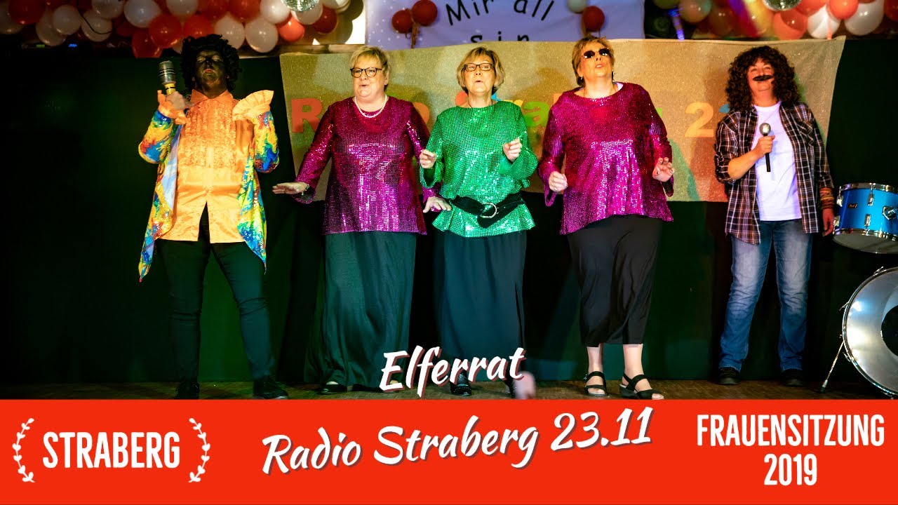 kfd Frauensitzung  2019   16 Elferrat Radio Straberg 23 11