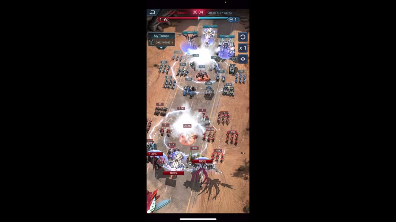 Battle Formations (part 3) - 341% midrange attack beats 658% long range attack