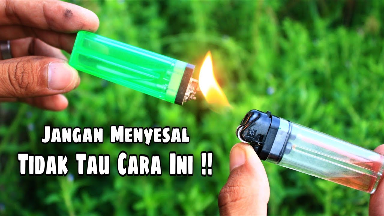 CARA KREATIF ISI ULANG KOREK GAS YANG JARANG ORANG TAU !!