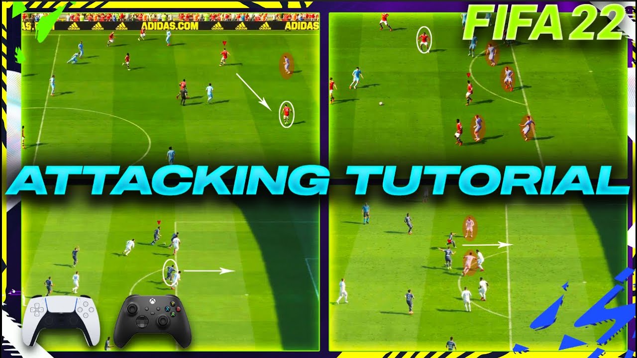 FIFA 22 ATTACKING TUTORIAL - 6 SIMPLE TECHNIQUES TO SCORE AGAINST ANY DEFENCE!! TIPS & TRICKS