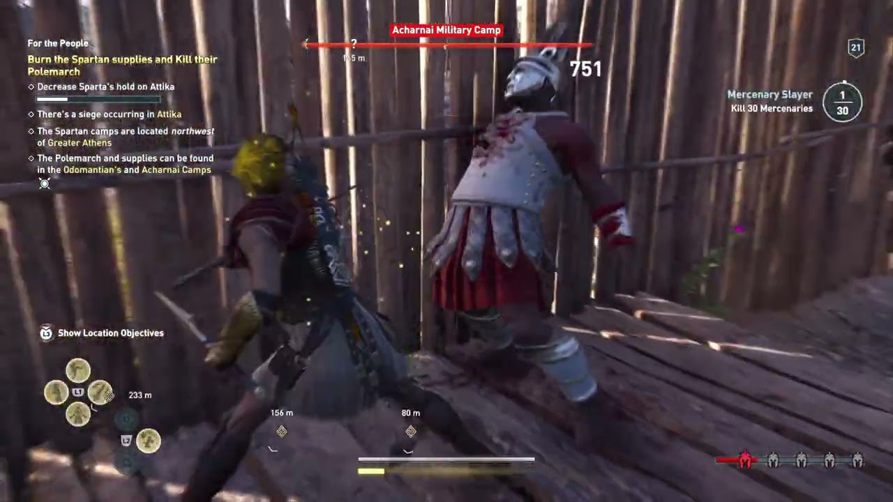 Assassin's Creed Odyssey 30 - for the people, alpha lion, citizenship test, witness him.