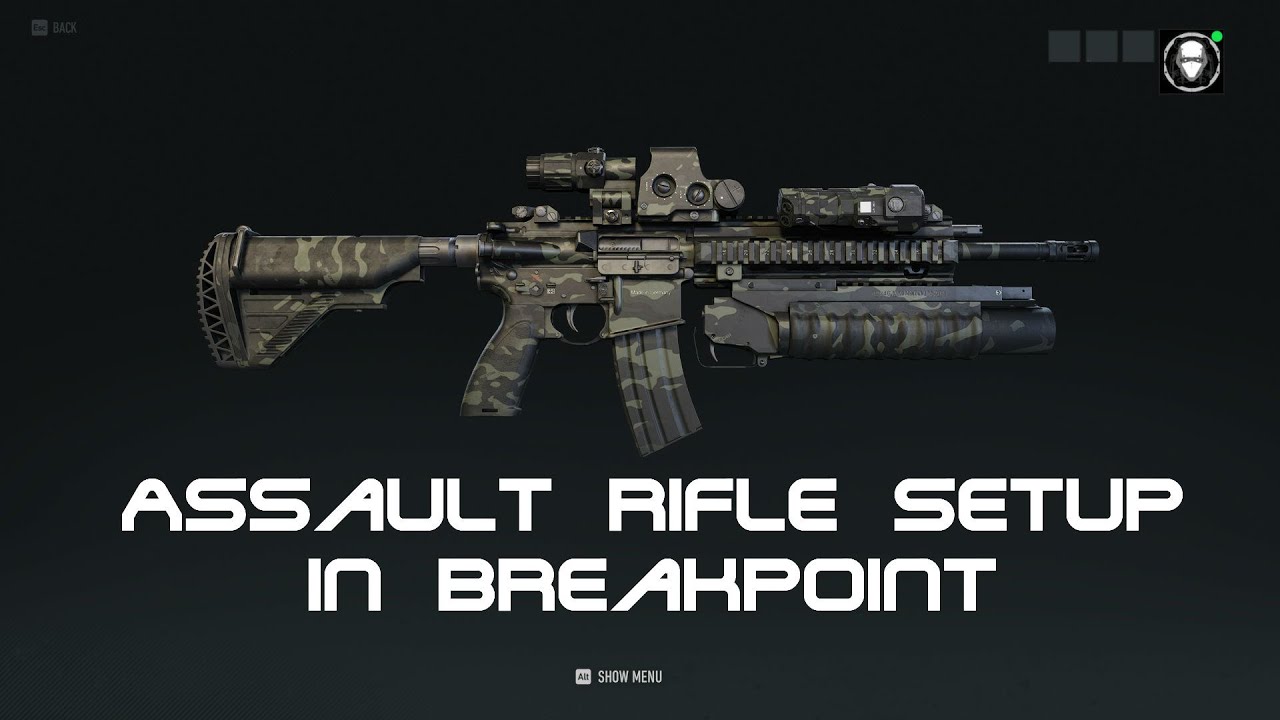 Assault Rifle Setup in Ghost Recon Breakpoint