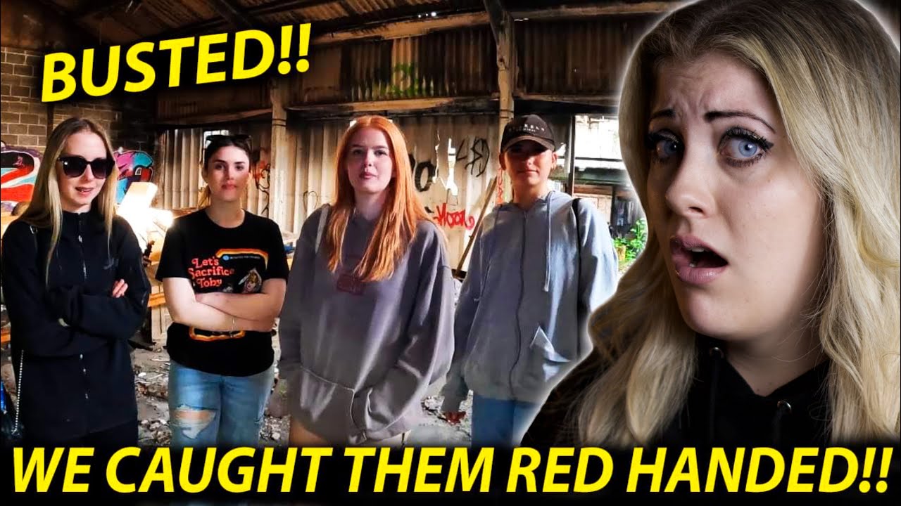 WE CORNERED FOUR TEENAGE GIRLS IN AN ABANDONED SHIPYARD| CAUGHT RED HANDED| THEY WERE UP TO NO GOOD!