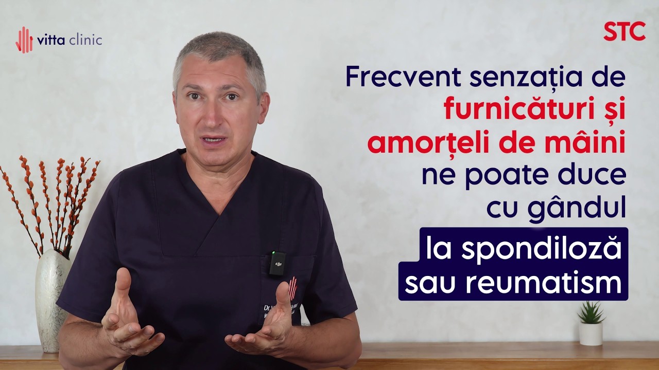 STC cu amorțeli și furnicături în mâini, sinteză completă de la Dr. Vladislav Gyebnar - Vitta Clinic