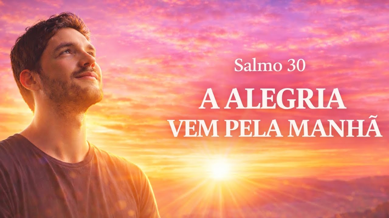 A ALEGRIA VEM PELA MANHÃ | Salmo 30 Cantado (Oração de Esperança e Gratidão)