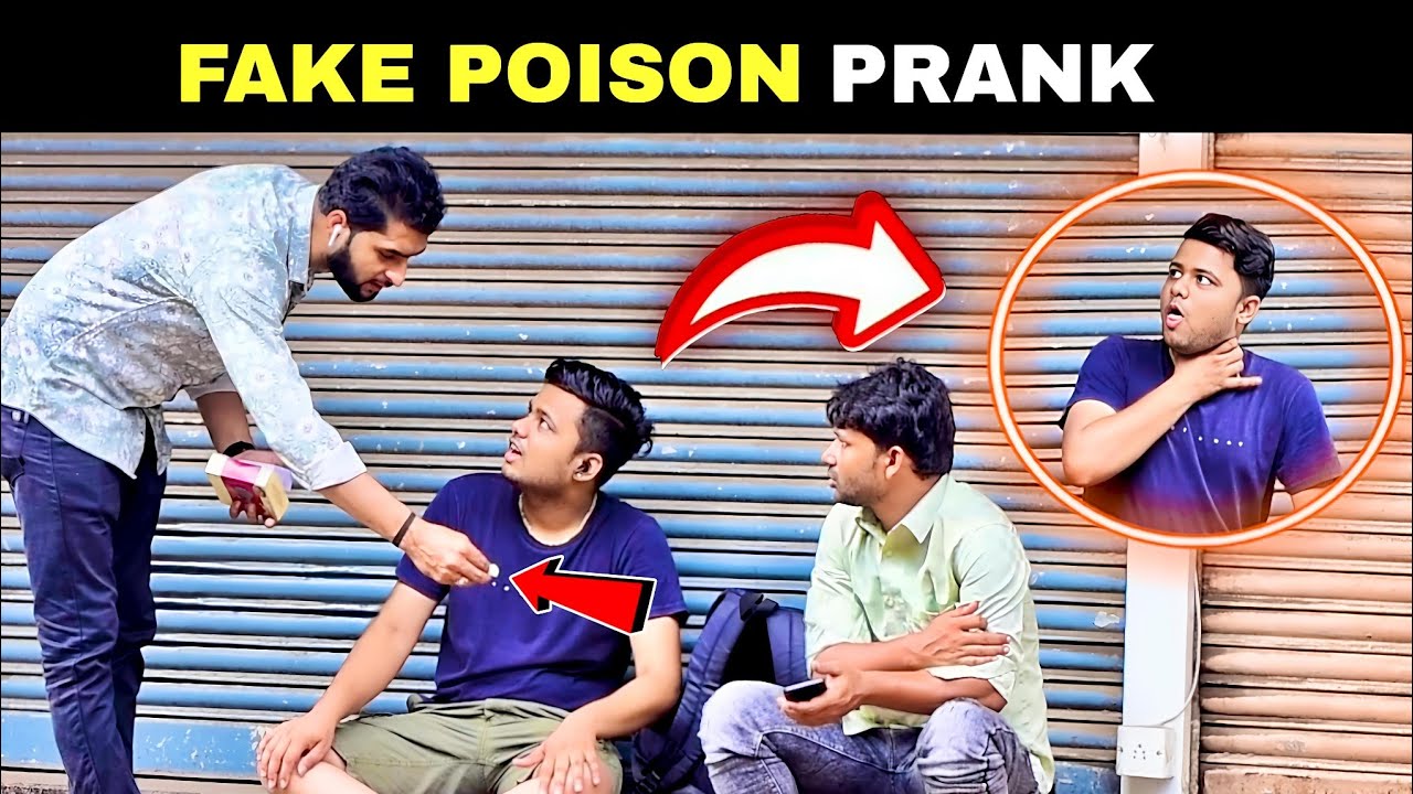 Fake Poison Prank | Prakash Peswani Prank |