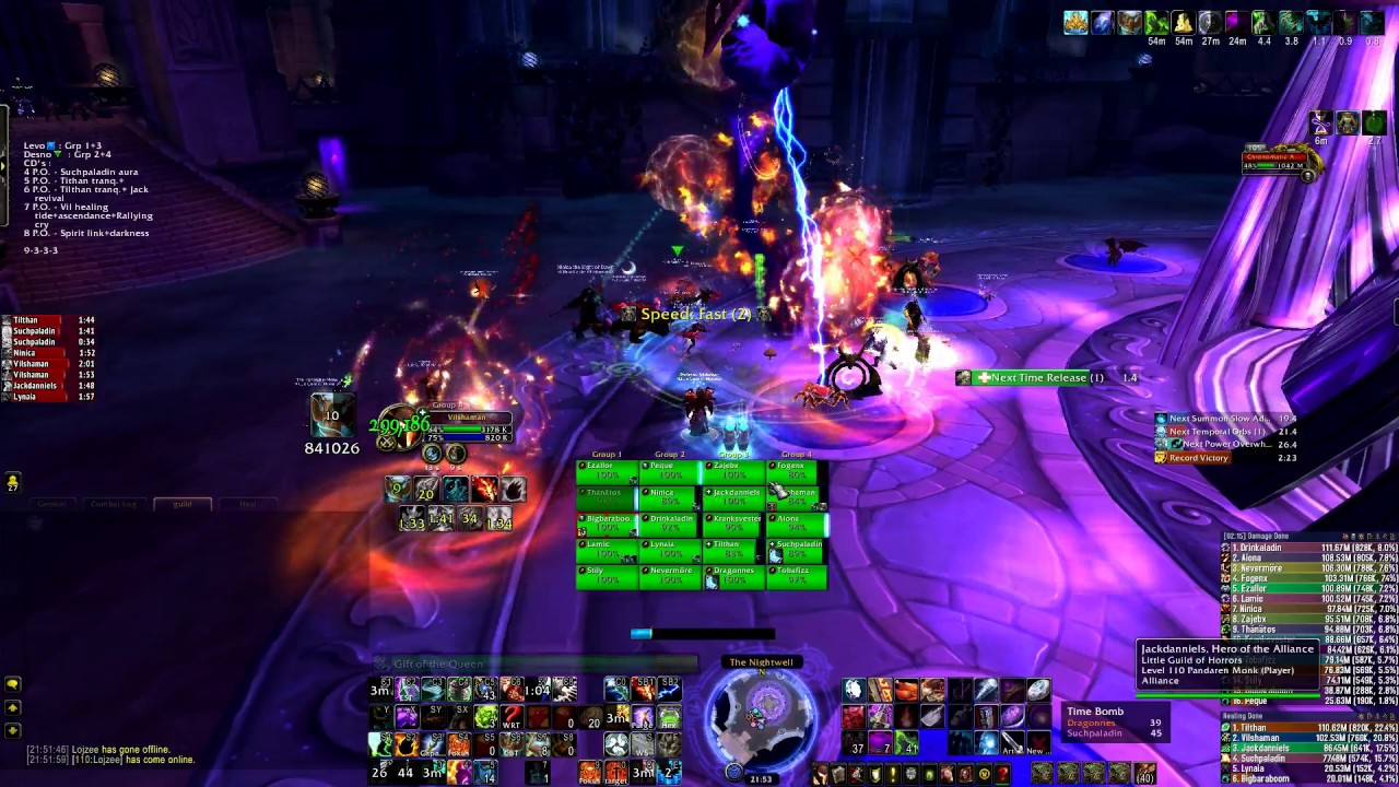 Chronomatic Anomaly | Mythic Nighthold | WoW LEGION [Resto Shaman PoV]