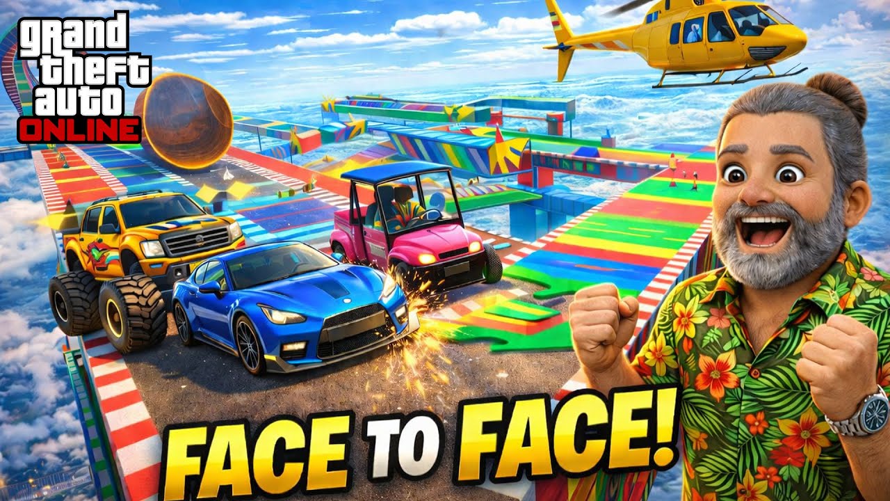 GTA Online FACE TO FACE 😳 | This Race Was COMPLETE CHAOS