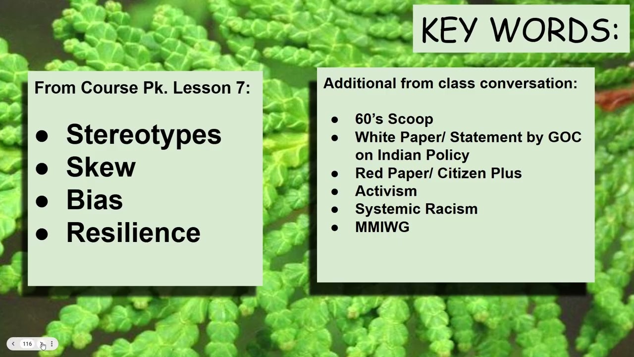 NBV3E Class 19: Lesson 7 Key Questions 1,2,3,