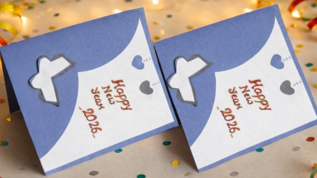 “2026 New Year Card Design 🎉 | Everyone Will Love This 😍”