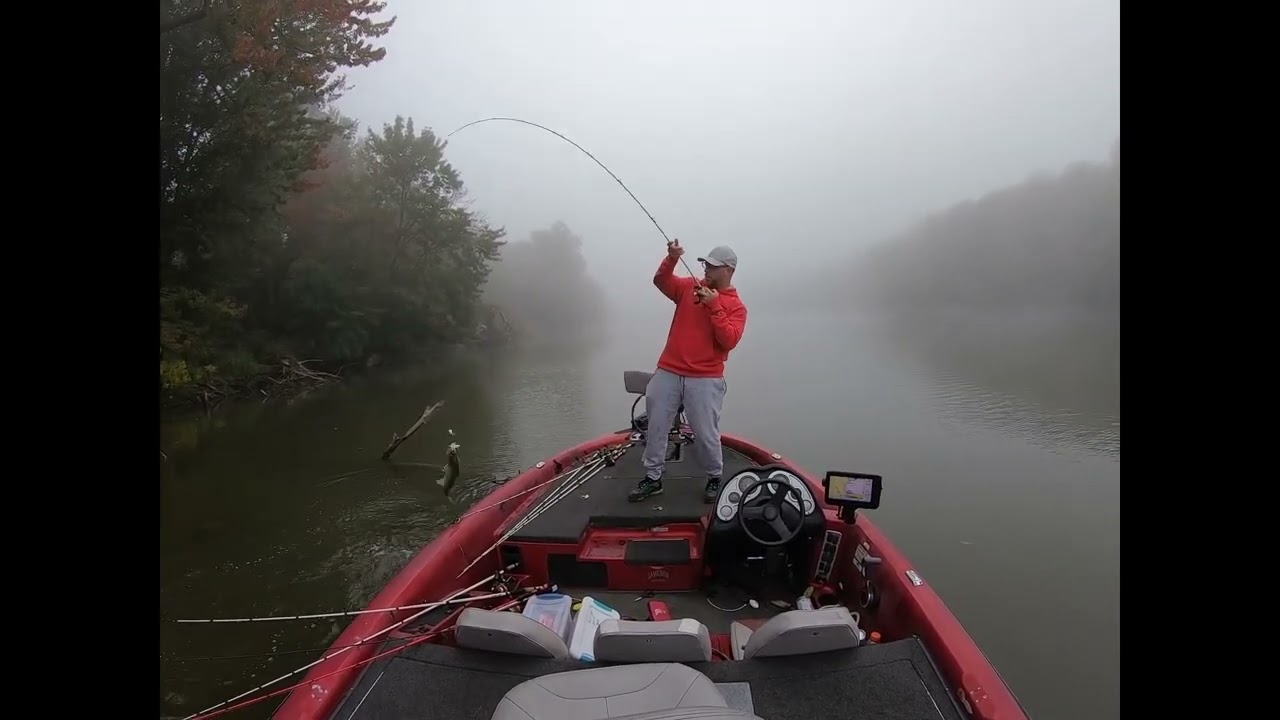 early fall river fishing seneca river/montezuma NY Jig/spinnerbait bite