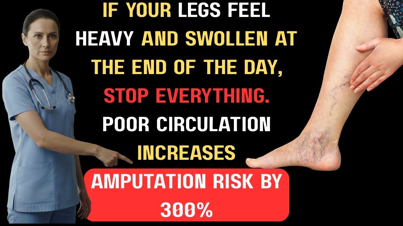 WARNING: Heavy Legs After 60? This 3-Ingredient Drink Saved My Circulation