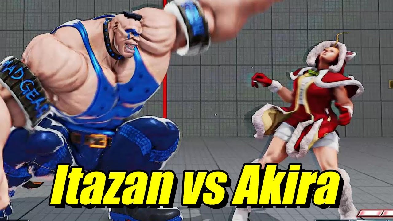 Street Fighter V: Itazan (Abigail) VS Akira (Cammy)