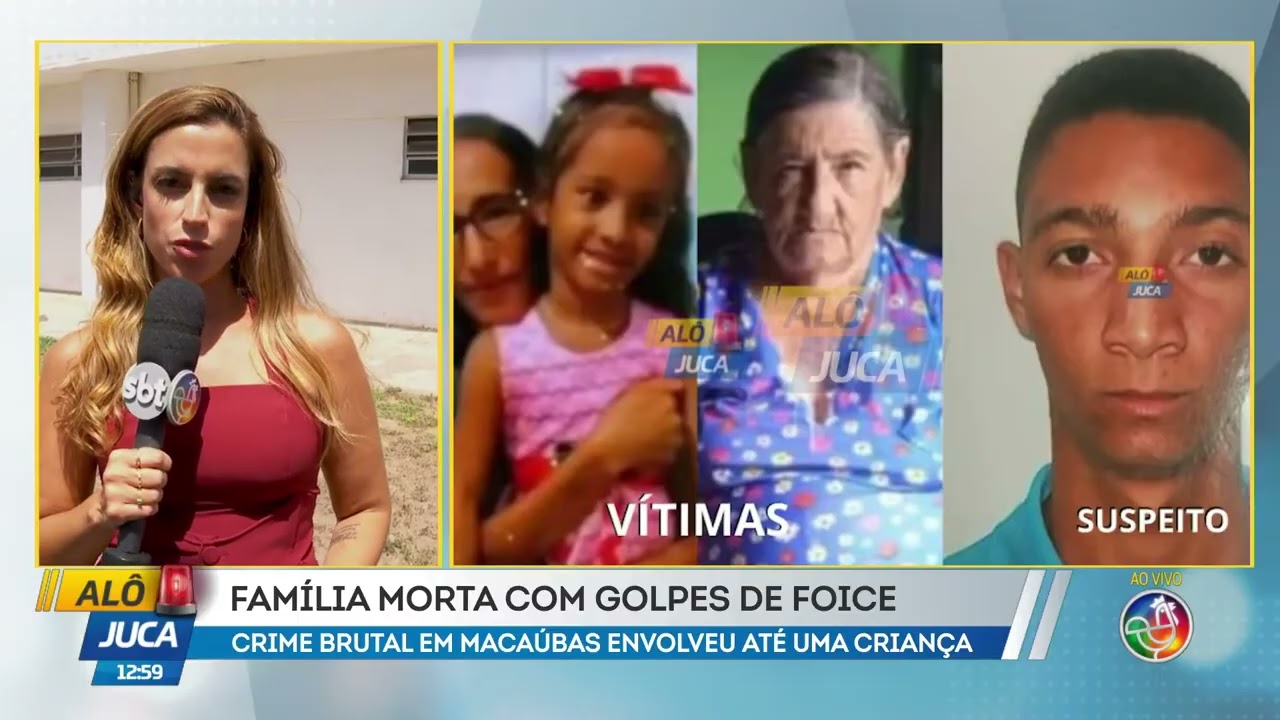 Família morta com golpes de foice | ALÔ JUCA | TV ARATU