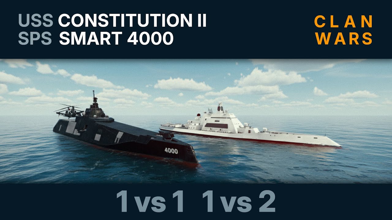 Clans Wars. 1vs1 / 1vs2. Modern Warhips