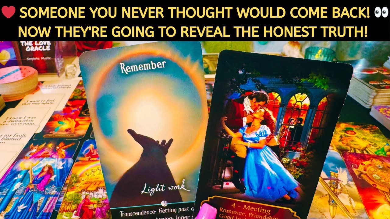 Someone You Never Thought Would Come Back! 👀Now They're Going to Reveal the Honest Truth! Love Tarot