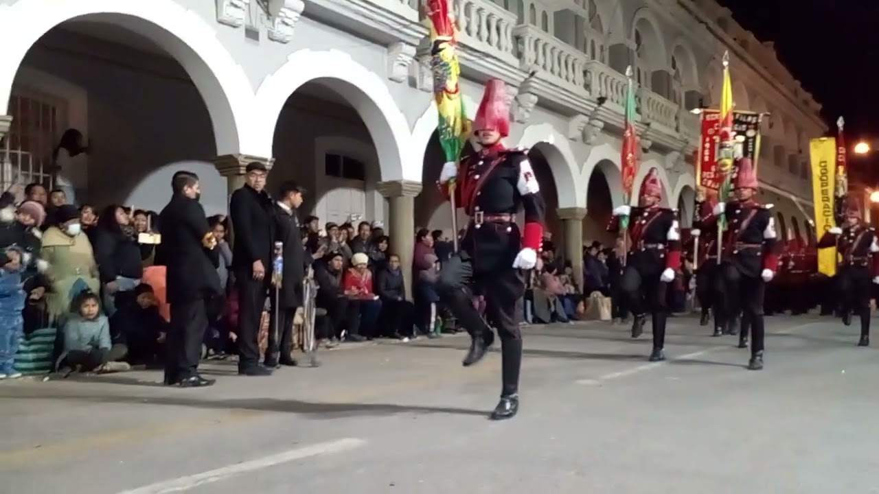 Col.Nal. Saracho 2024. Desfile de teas.