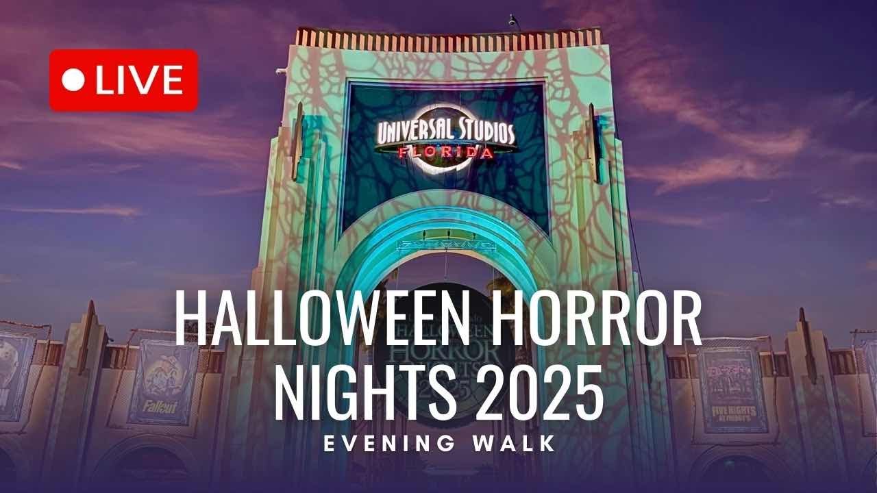 LIVE: Halloween Horror Nights 2025 Walkthrough | HHN34 Universal Orlando