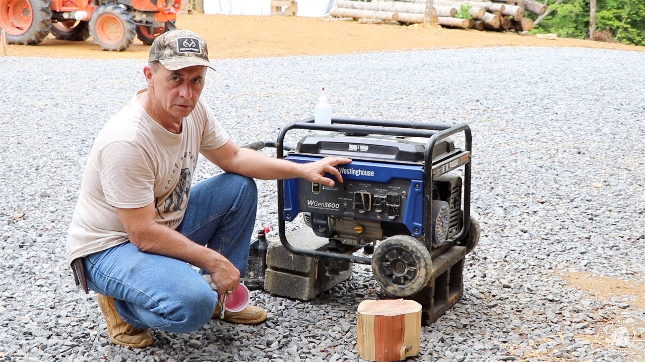 S1 EP9 | HOW TO CHANGE OIL ON WESTINGHOUSE 3600 GENERATOR