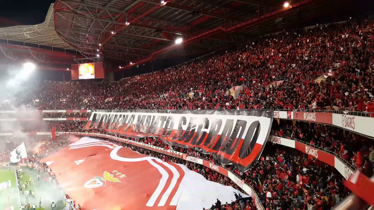 BENFICA vs Porto  (Coreografia e hino) 01/04/2017