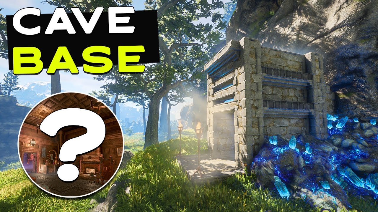 Discover The Inside Of My Mountain Vault - Enshrouded Cave Base Tour