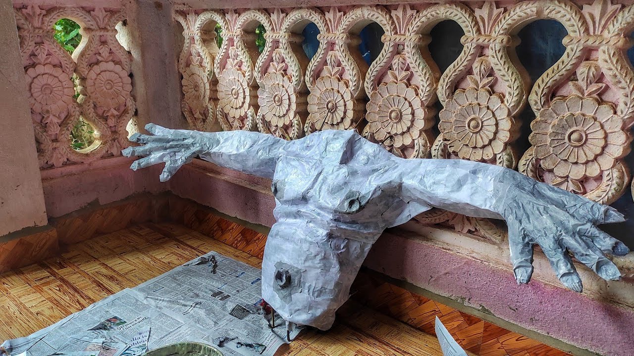 Ravan Making part 1 | How to make Ravan at Home step by step Guide | Ravan Making | Narkasur in Goa