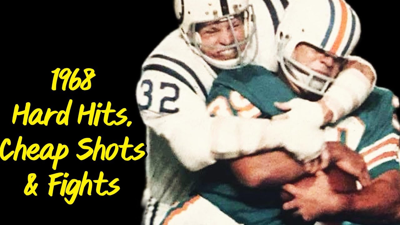 1968 NFL/AFL: дешевые удары, жесткие удары и драки