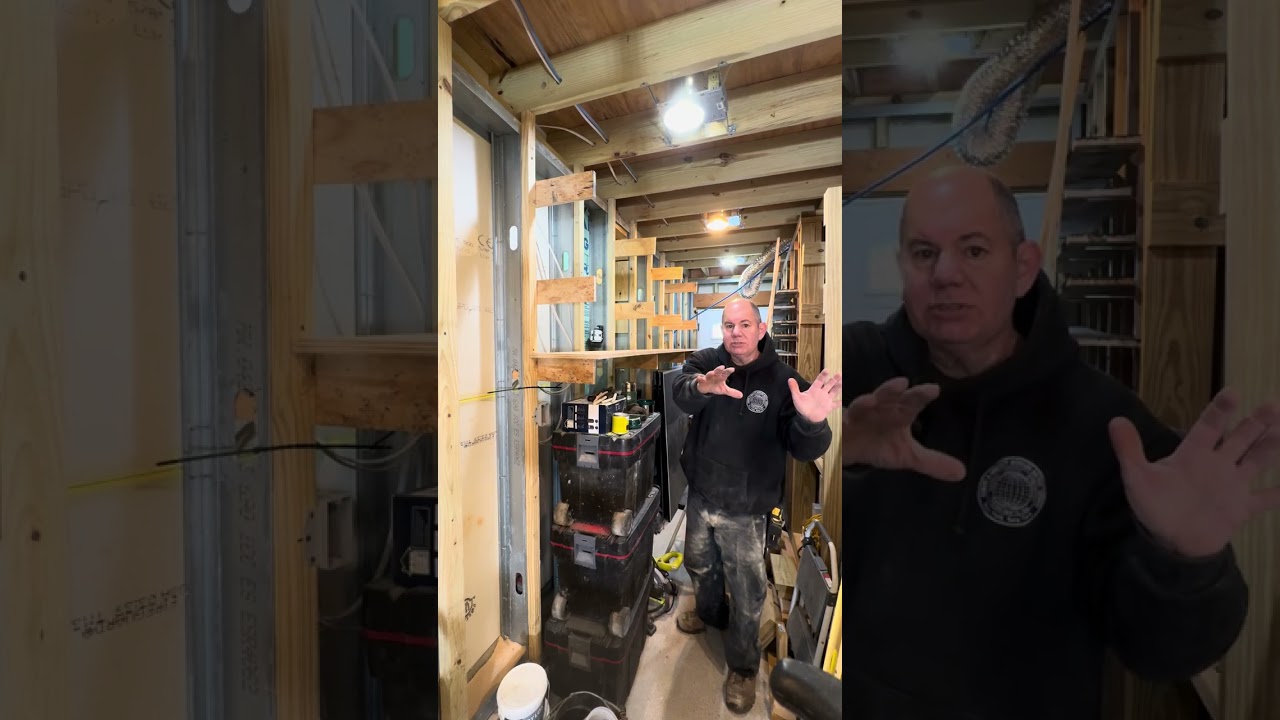 Temporary Shelving for materials to clear space to prepare shop.