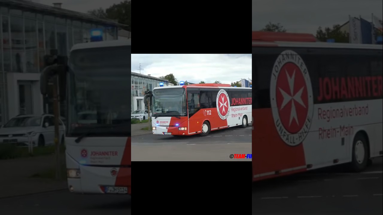 [Kleinflugzeug rast in Besuchergruppe - MANV] GKTW Johanniter Unfallhilfe Frankfurt in Egelsbach