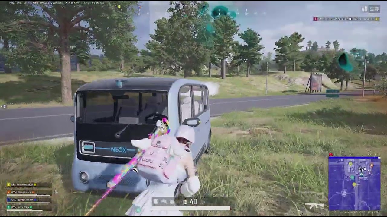 [PUBG] Rondo　近距離戦と遠距離戦の見所アリ😉