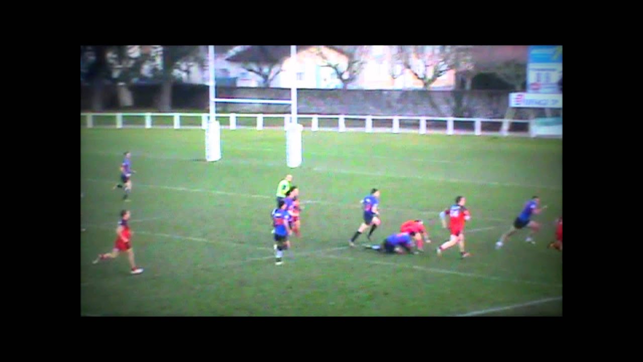 TONNEINS XIII : L'essai de Damien St&eacute;dile contre Toulouse