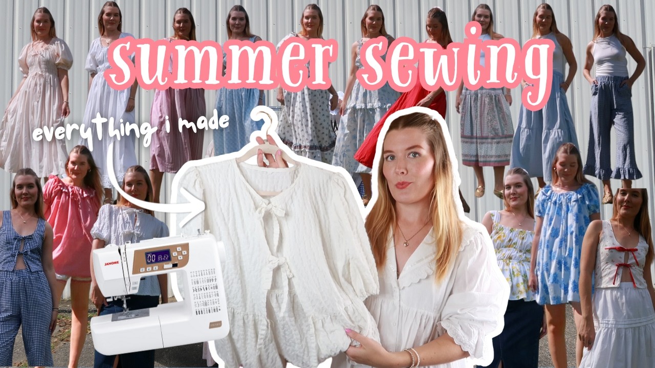 🪡 Sewing My Dream Summer Wardrobe☀️ | Sewing Ideas & Summer Sewing Patterns  #sewingprojects