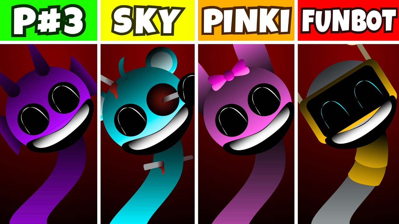 Incredibox Sprunki: Phase 3 But Everyone Is Sky VS Pinki VS Funbot