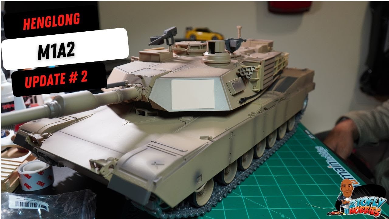 Henglong M1A2 RC Tank Red Motor Install