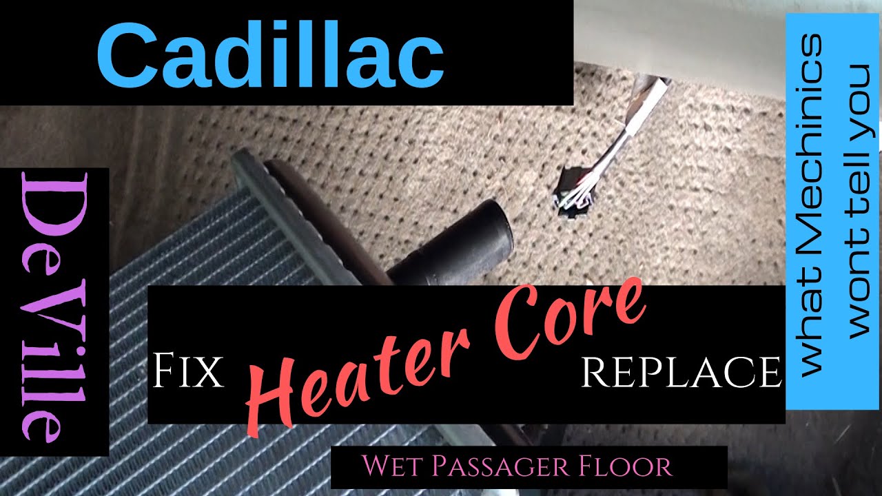 Cadillac | Как заменить протекающий радиатор отопителя | Своими руками | Autozone