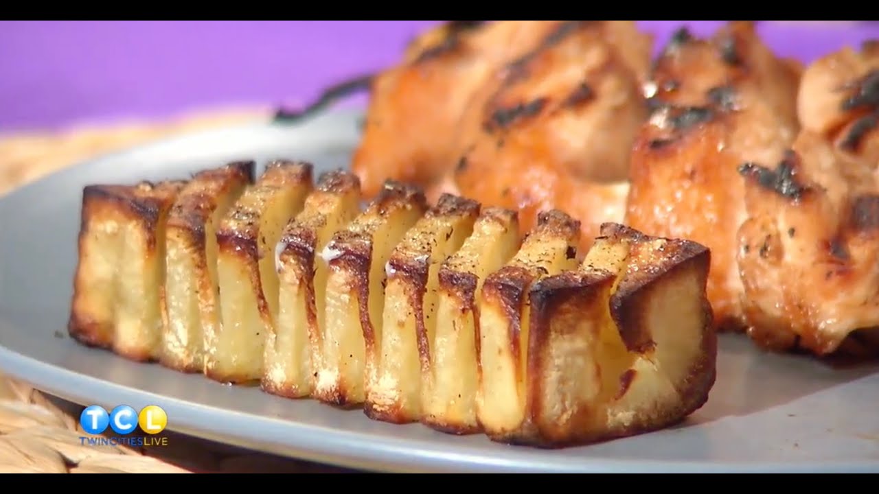 Accordion Steak and Potatoes, and Cooking for Dads 15 year Anniversary