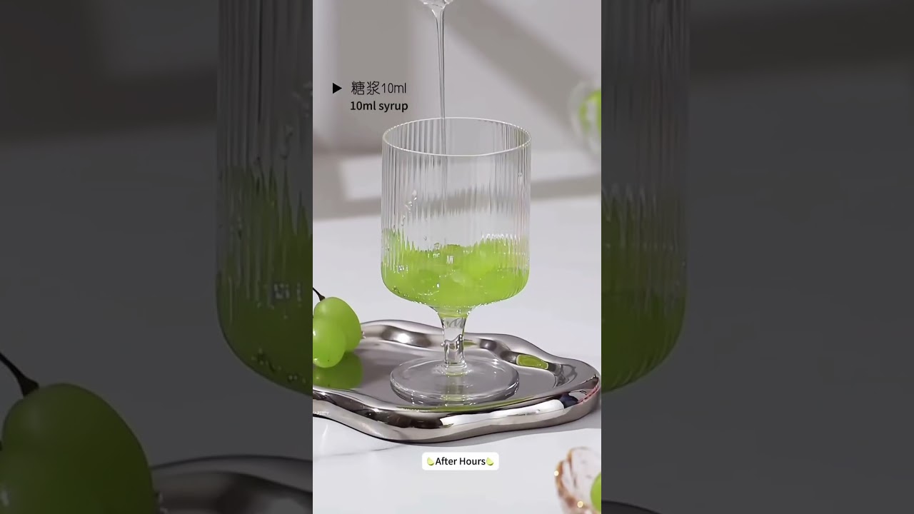 Coconut Water🥥 with Green Grape #drinking #fruittea #Homemade #beautifullife #romtanic #bobatea