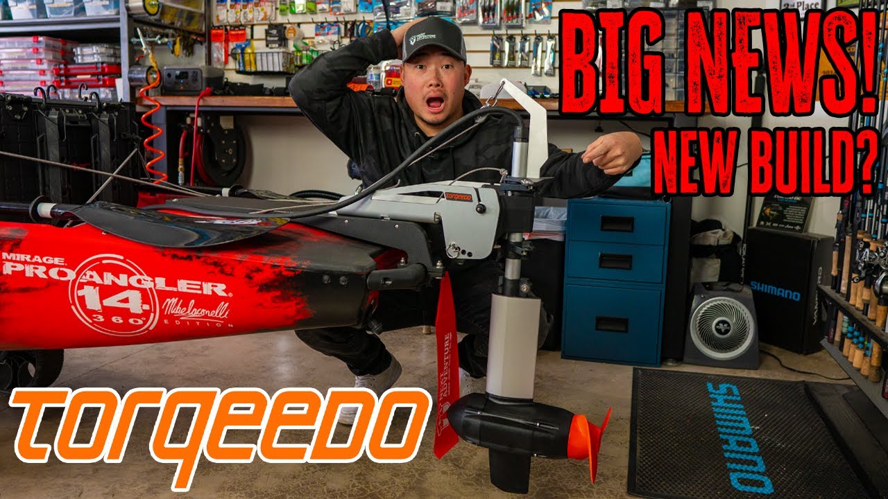 I INSTALLED A TORQEEDO MOTOR ON MY HOBIE! | BIG NEWS! | BUILD PART 4!