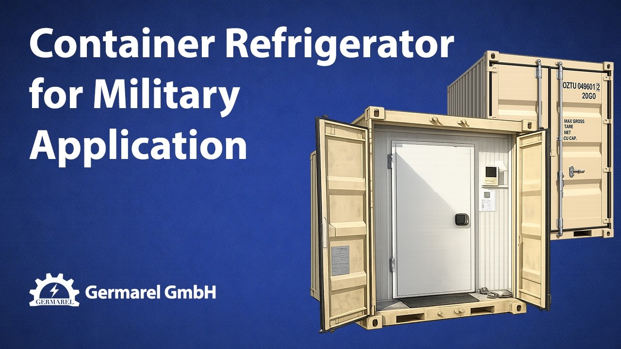 Container Refrigerator for Military Application | Germarel GmbH Germany