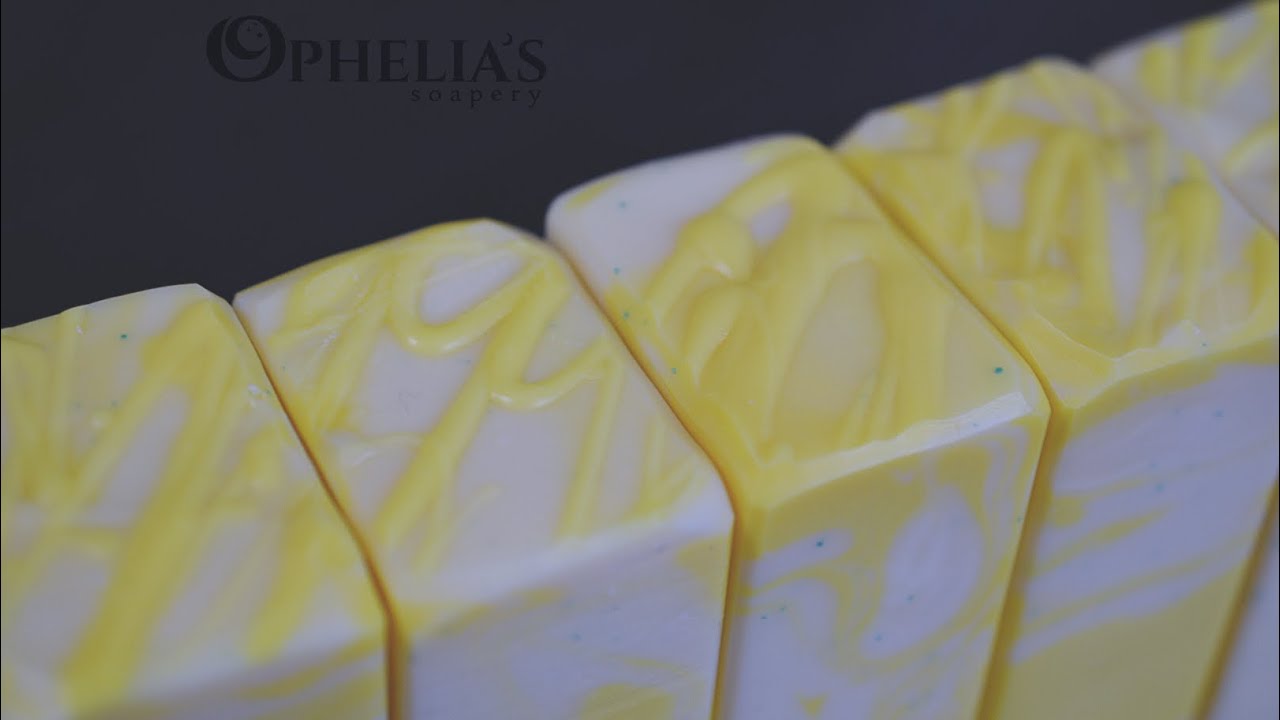 Lemon Verbena Cold Process Soap Making